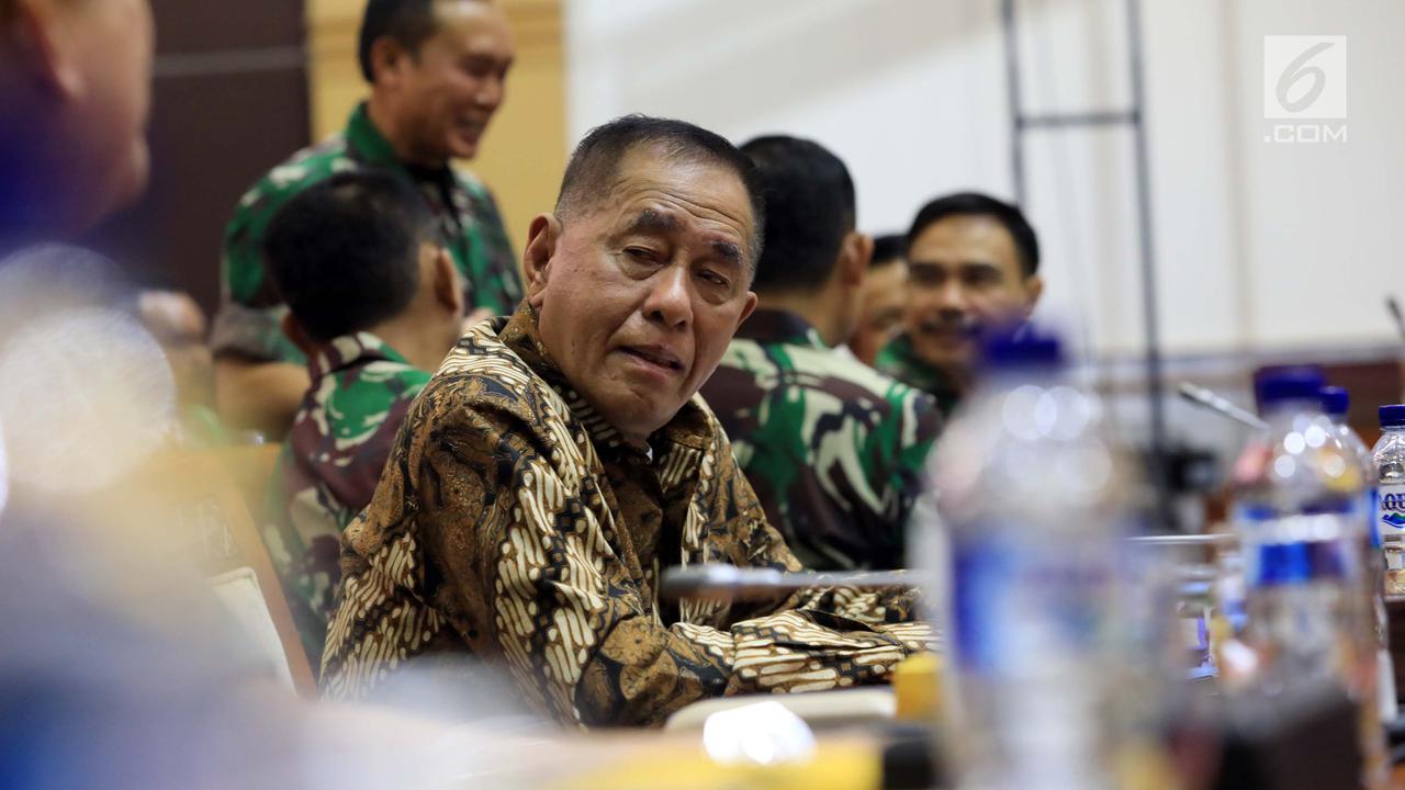 Bahas Anggaran 2019, Menhan Raker Dengan Komisi I DPR