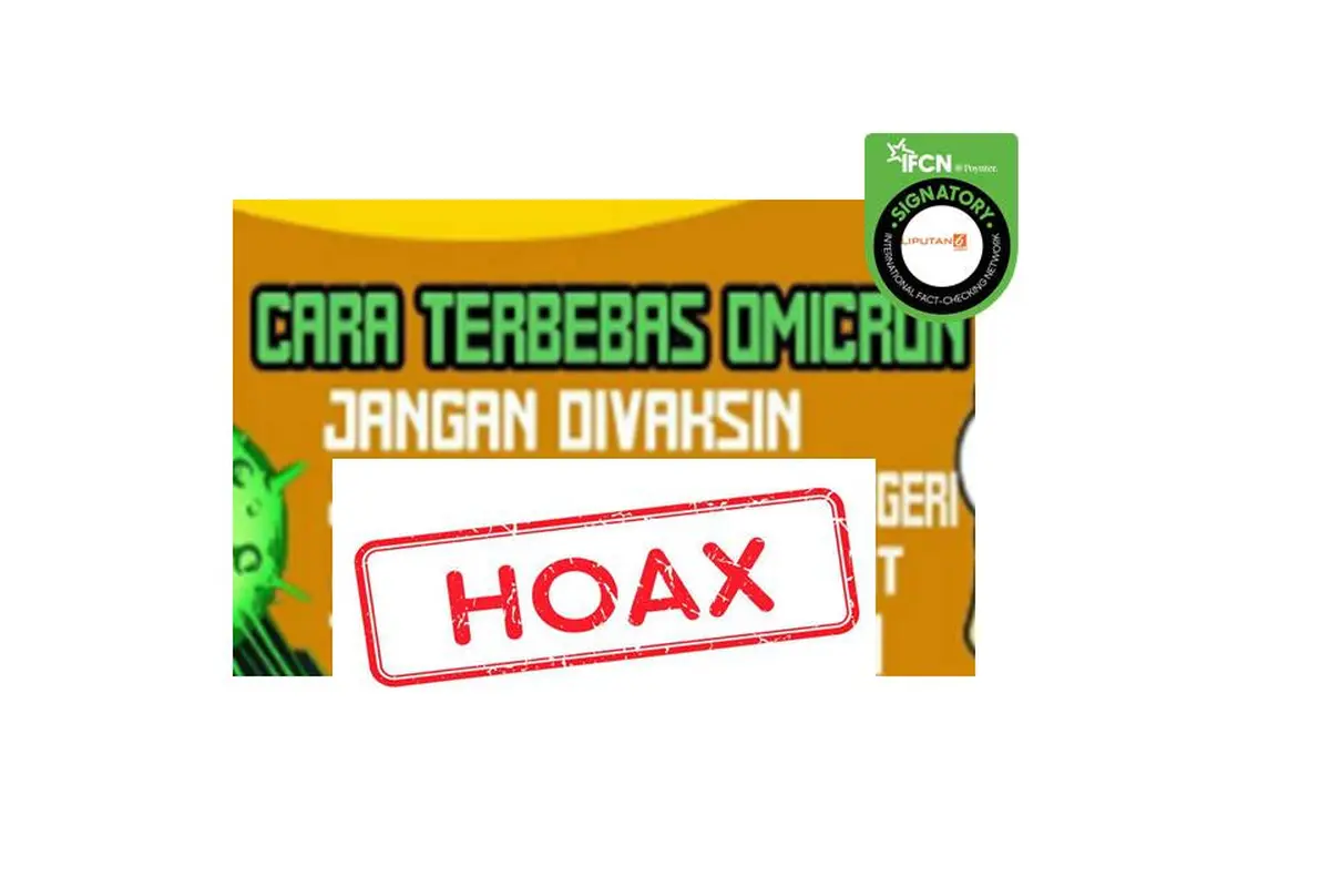 Cek Fakta bebas Omicron
