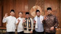 Calon Gubernur (Cagub) dan Calon Wakil Gubernur (Cawagub) Nomor Urut 3 Pramono Anung (Mas Pram) dan Rano Karno (Bang Doel) kembali bertemu dengan Gubernur DKI Jakarta 2017-2022 Anies Baswedan (Mas Anies). (Dok. Tim Pramono-Rano)