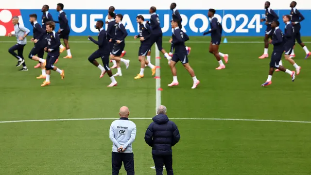 Foto: Kylian Mbappe dan Skuad Timnas Prancis Tiba di Jerman untuk Berlaga di Euro 2024