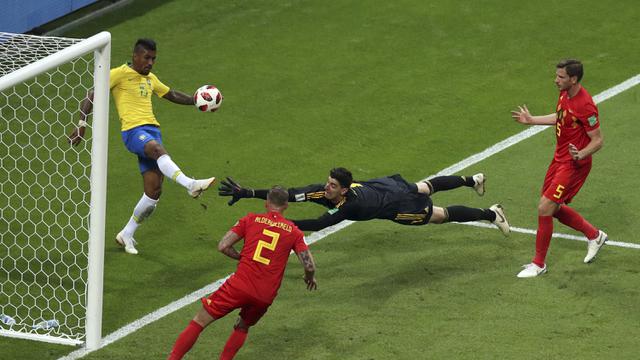 FOTO: Kalahkan Brasil, Belgia Tantang Prancis di Semifinal