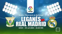 LEGANES VS REAL MADRID  (Liputan6.com/Abdillah)