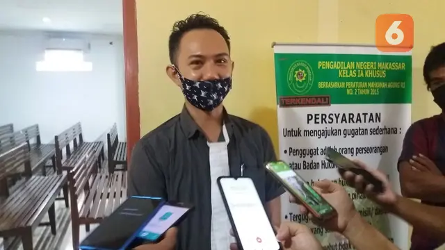 Jaksa Penuntut Umum (JPU) perkara tindak pidana dugaan penipuan yang menjerat eks Bendahara Brimob Polda Sulsel, Ridwan Saputra (Liputan6.com/ Eka Hakim)
