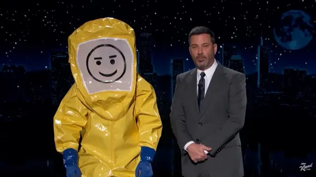 Jimmy Kimmel dan Michael B Jordan. (tangkapan layar YouTube/ Jimmy Kimmel Live)