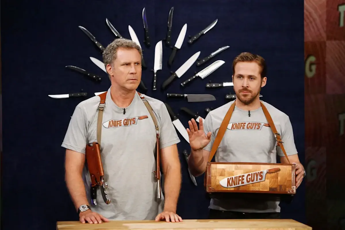 Will Ferrell and Ryan Gosling on 'Jimmy Kimmel Live.'