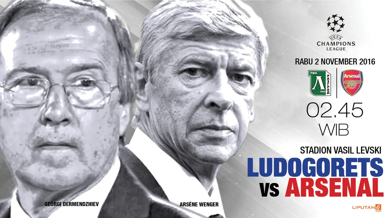 Prediksi LUDOGORETS VS ARSENAL FC