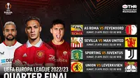 Daftar Pertandingan Liga Europa Babak 8 Besar Leg Kedua di Vidio Pekan Ini