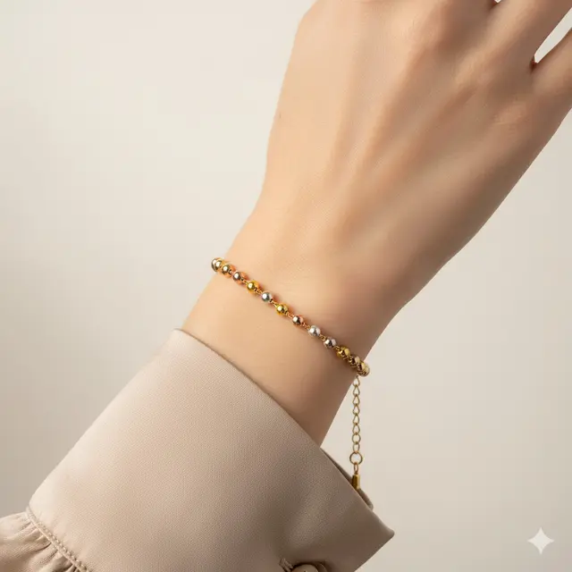 8 Model Gelang Emas 2 Gram 16K Bola Kecil yang Lagi Hits di 2025, Desain Simple tapi Tetap Mewah dan Berkelas