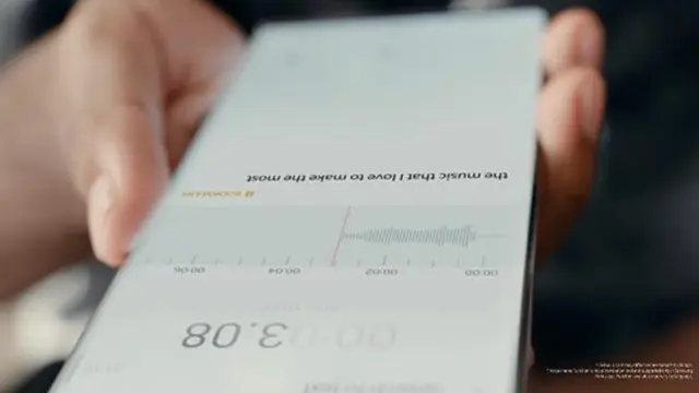 Voice Recording Samsung Galaxy Note20 Ultra.