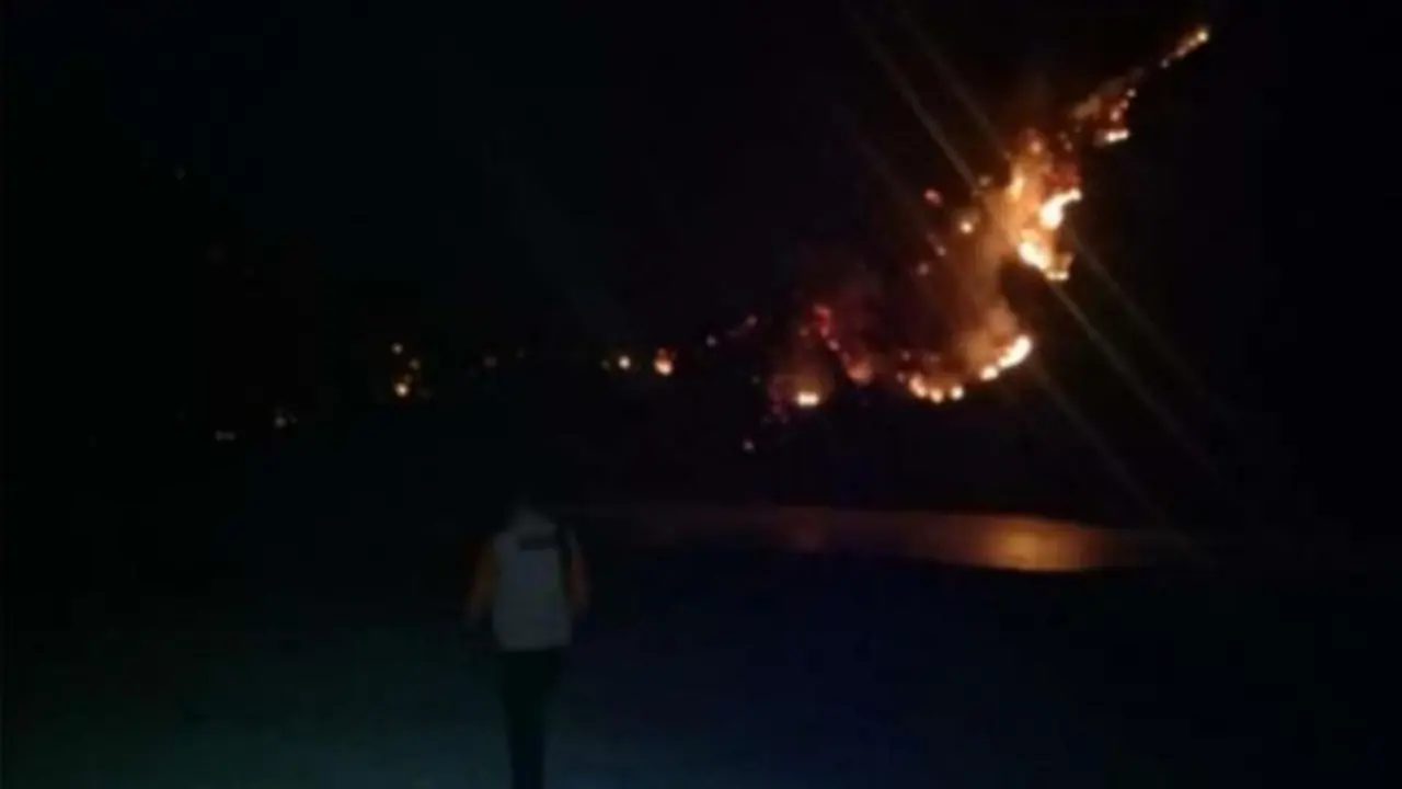 Kebakaran kawah putih