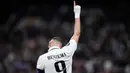 Hingga pertandingan berakhir, skor 1-0 untuk Real Madrid tetap bertahan. (AP Photo/Bernat Armangue)
