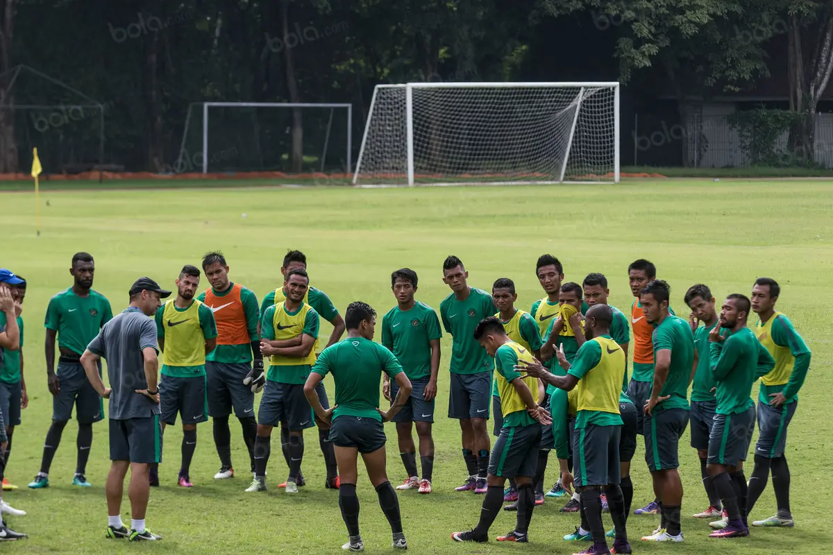 Latihan Timnas Indonesia