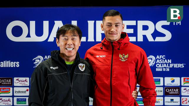 Shin Tae-yong dan Jay Idzes - Timnas Indonesia
