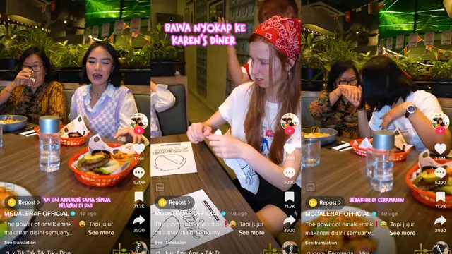 Mgdalenaf di Karen's Diner Jakarta