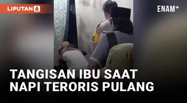 Penuh Haru, Mantan Napi Teroris Pulang Disambut Tangisan Ibu