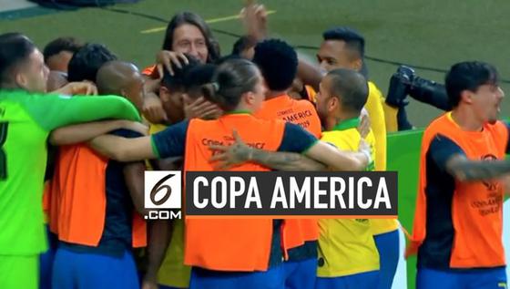 VIDEO: Hajar Argentina, Brasil Lolos ke Final Copa America