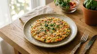 Resep Telur Dadar Isi Makaroni dan Wortel, Gurih dan Praktis