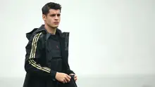 Striker Juventus asal Spanyol, Alvaro Morata. (AFP/Marco Bertorello)