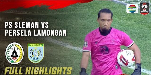 VIDEO: Highlights Grup C Piala Menpora 2021, PSS Bermain Imbang Tanpa Gol Kontra Persela Lamongan