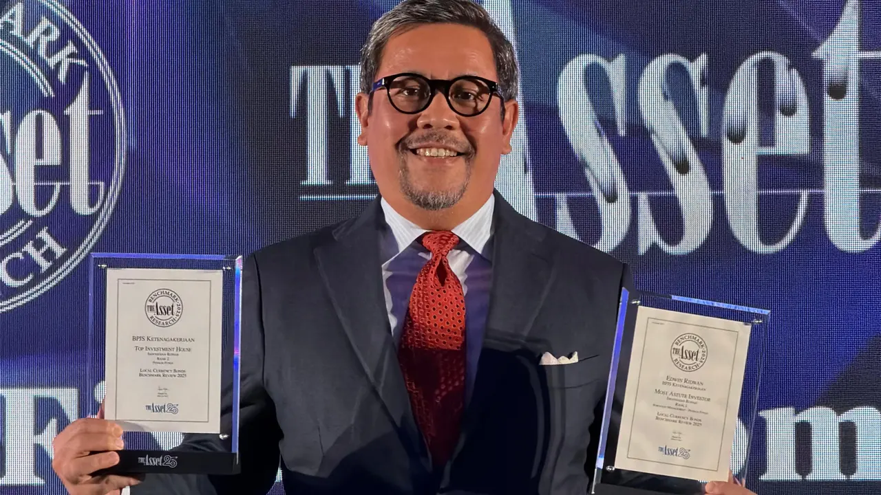 BPJS Ketenagakerjaan Raih Dua Penghargaan Bergengsi di Ajang Asian Local Currency Bond Award 2025