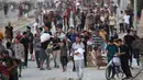 Sebelumnya, pada Selasa (22/7/2025), Kementerian Kesehatan Gaza melaporkan bahwa jumlah yang meninggal akibat kelaparan akut dan malnutrisi sejak Oktober 2023 telah bertambah menjadi 101, termasuk 80 anak-anak. (Eyad BABA/AFP)