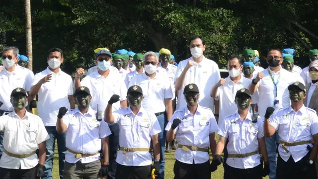 Perkebunan Nusantara PTPN III (Persero) mengeglar Apel Siaga akhir tahun 2021