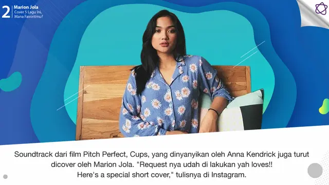 [Bintang] Marion Jola Cover 5 Lagu Ini, Mana Favoritmu?