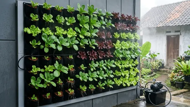 Desain Kebun Sayur Cepat Panen di Lahan 2x3 Meter. AI