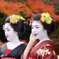 Geisha magang atau maiko di Kyoto, Jepang (AFP)