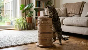 Cara Membuat Garukan Kucing DIY dari Kardus Bekas, Tutorial Mudah untuk Cat Lovers