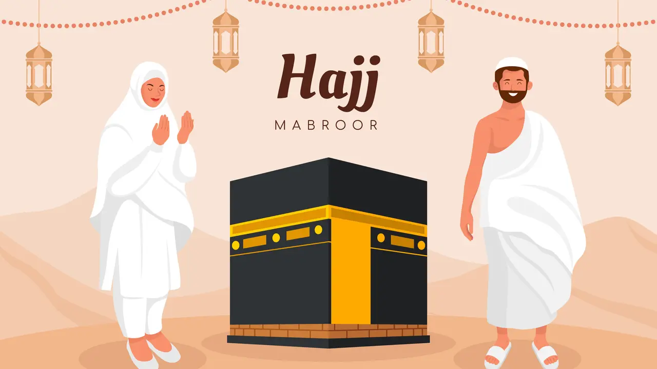 Ilustrasi jemaah haji