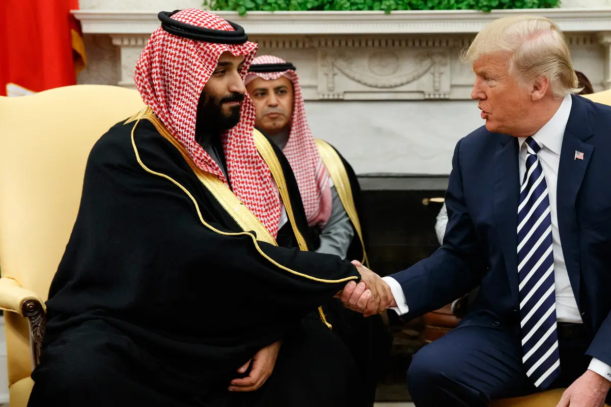 Putra Mahkota Saudi Bertemu Trump di Gedung Putih