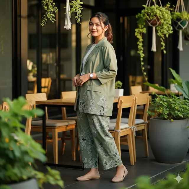 Model batik wanita terbaru (image by Gemini)