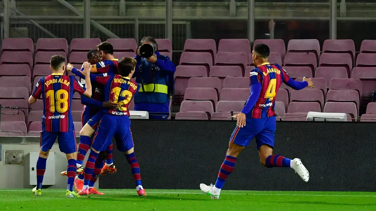 FOTO: Bungkam Real Valladolid, Barcelona Gusur Real Madrid di Klasemen Liga Spanyol