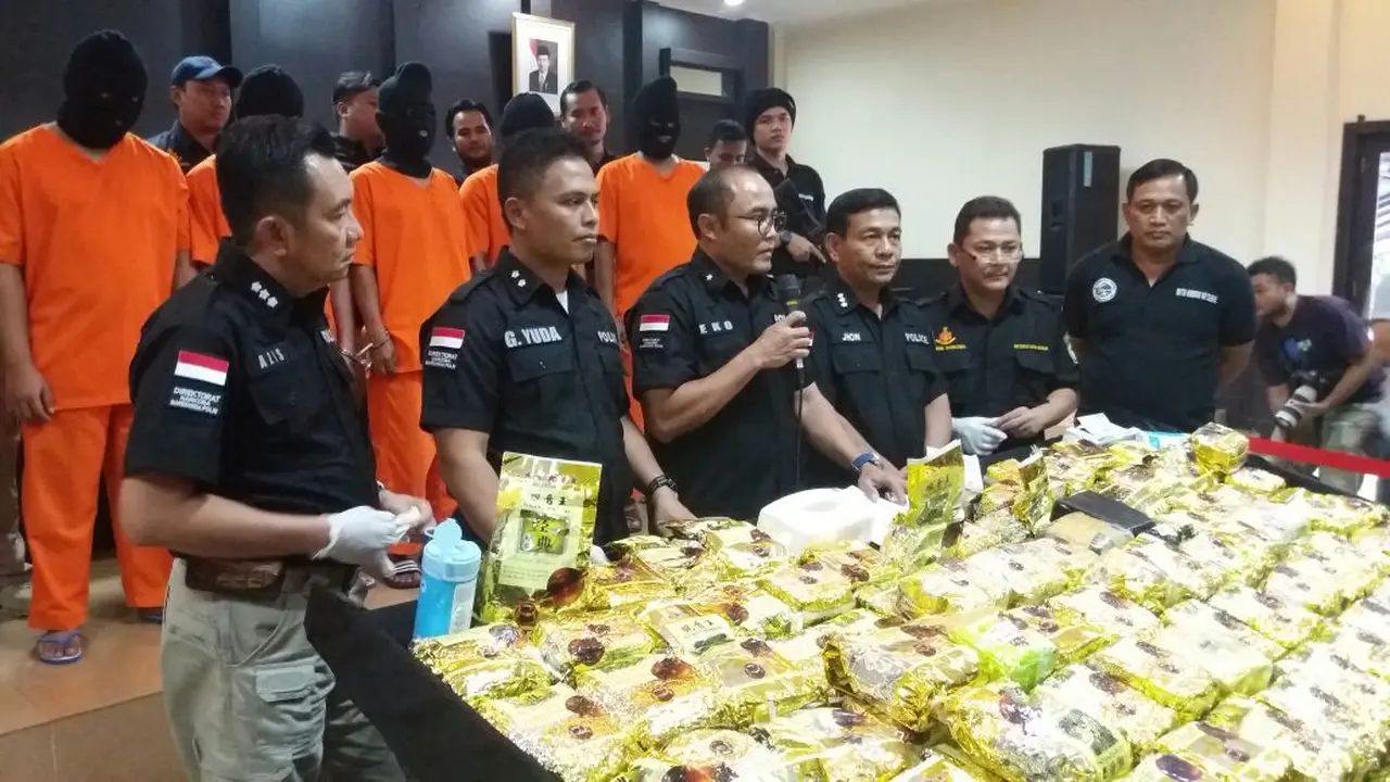 Polisi tangkap sindikat pengendali narkoba Malaysia-Indonesia