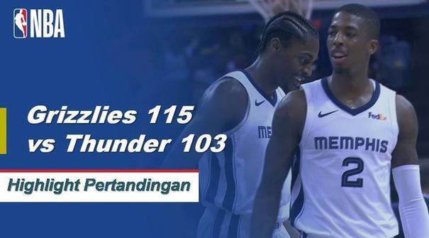 Memphis mengalahkan Oklahoma City di belakang 24 poin tertinggi dalam karir dari Bruno Caboclo.