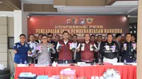 Bareskrim Bongkar Pabrik Narkoba di Jabar, Barang Bukti Senilai Rp670 Miliar Disita