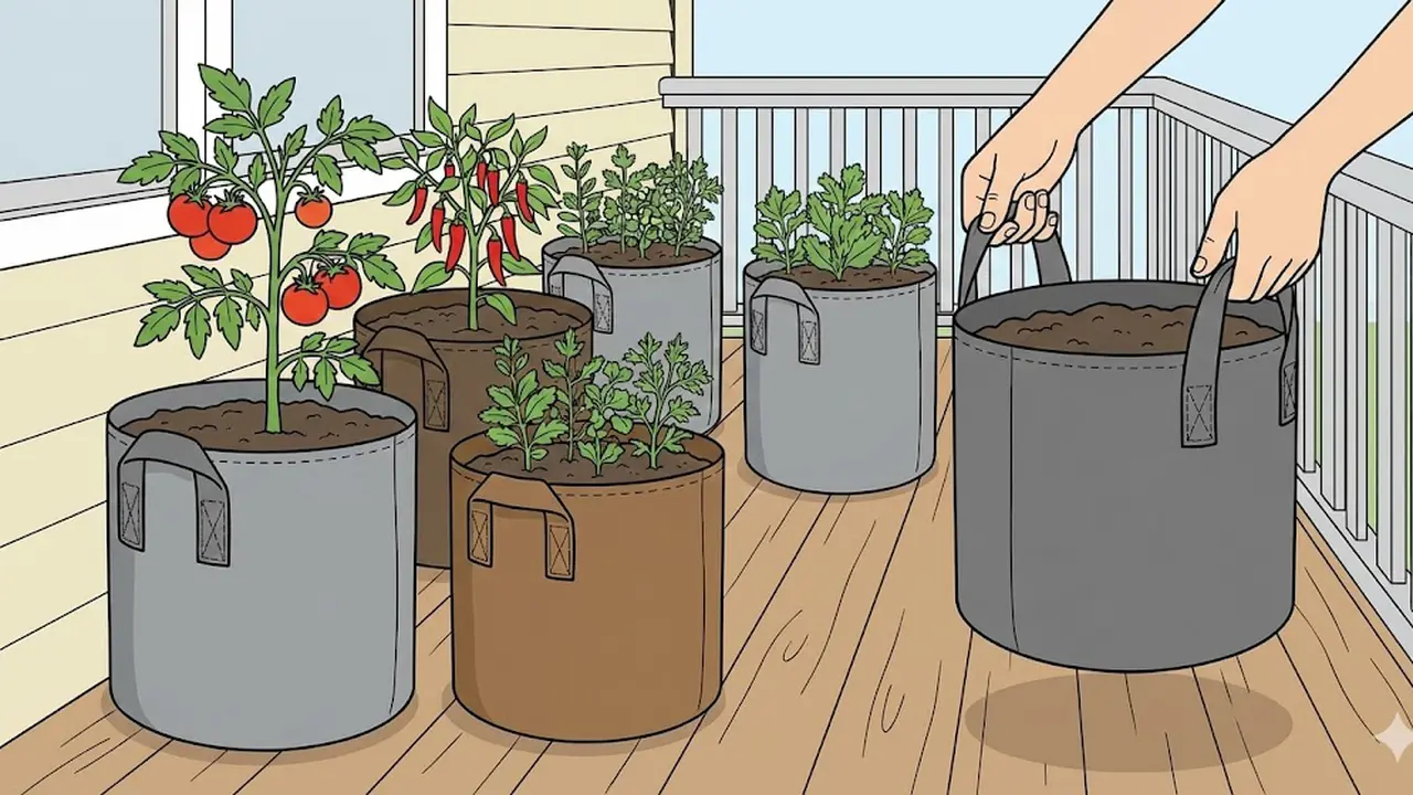Sistem Grow Bags Ringan (Gemini AI)