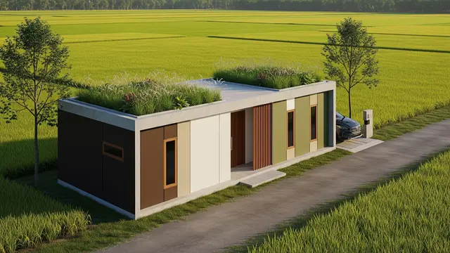 Gambar Desain Rumah Minimalis Depan Sawah