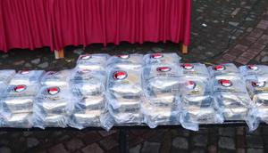 Sejumlah barang bukti berupa narkotika jenis sabu disita dari pelaku di Jakarta (Humas Polres Metro Jakpus)