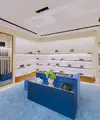 Selain itu, pada area pria yakni bagian kiri dari butik Ferragamo ini dihadirkan koleksi sepatu dan tas. Untuk sepatu sendiri koleksi dari Moccasin with Gancini Ornament, Moccasin with Ferragamo Chain Ornament, Ferragamo Unisex Sneaker, dan Gancini Sneaker turut dihadirkan pada bagian rak khusus sepatu membuat siapa saja yang melihat ingin membelinya karena keindahan desain serta kenyamanan sepatu tersebut saat dipakai.   /Foto dok. Ferragamo.