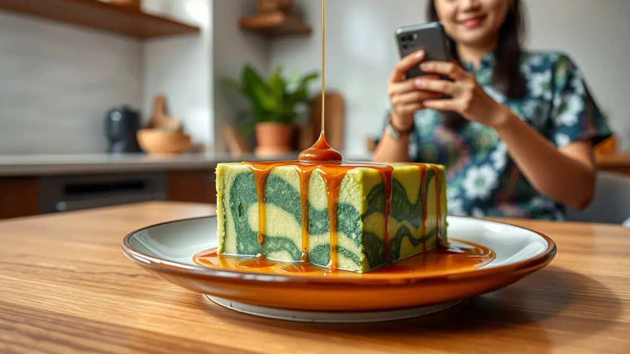 resep puding lumut gula merah