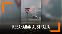 Kebakaran menghancurkan 9 bangunan, termasuk rumah dan kobaran api yang telah membakar 1.800 hektar yang belum terkendali