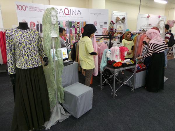 Booth pameran baju muslim dan hijab/ copyright by Vemale.com
