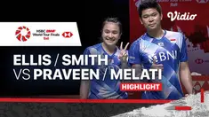 Berita Video, Highlights BWF World Tour Finals 2021 antara Praveen Jordan / Melati Daeva Vs Marcus Ellis / Lauren Smith pada Kamis (12/2/2021)