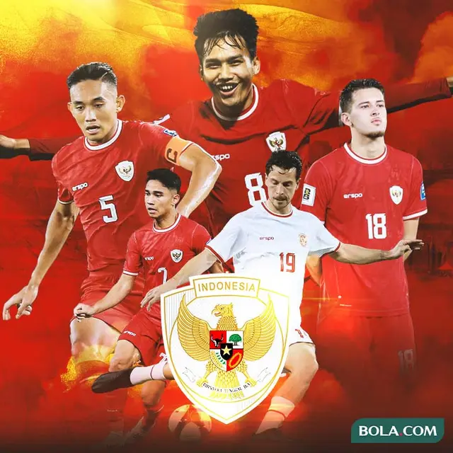 Timnas Indonesia - Ivar Jenner, Marselino Ferdinan, Thom Haye, Witan Sulaeman, Rizky Ridho