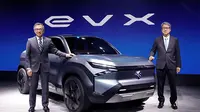 Konsep mobil listrik Suzuki eVX yang direncanakan akan keluar dari pabrik untuk meluncur pada tahun 2025. (Suzuki Global)