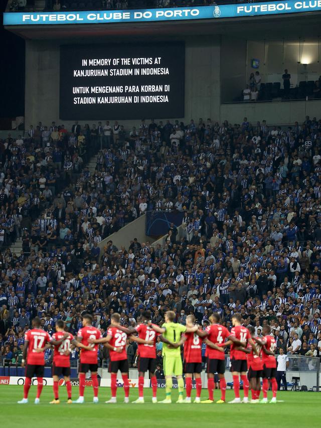Penghormatan Pemain Liga Champions untuk Korban Tragedi Kanjuruhan