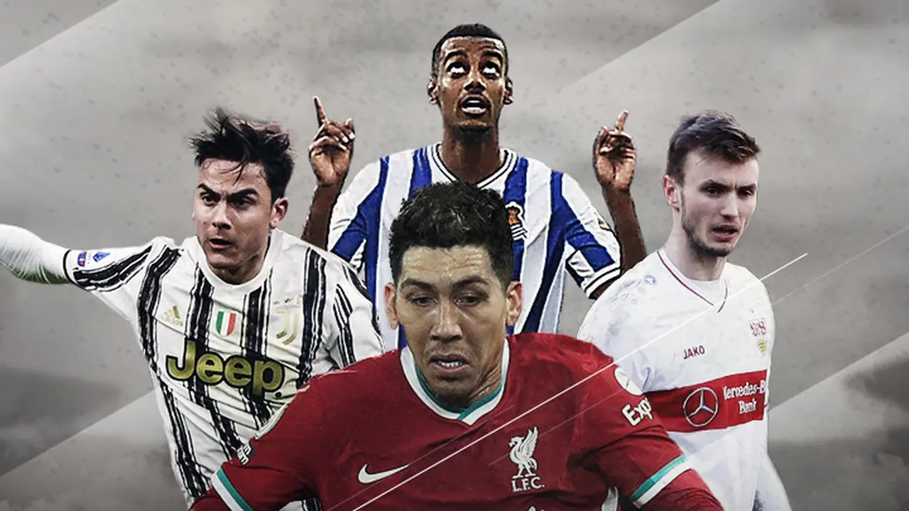 Roberto Firmino, Alexander Isak, Paulo Dybala, dan Sasa Kalajdzic