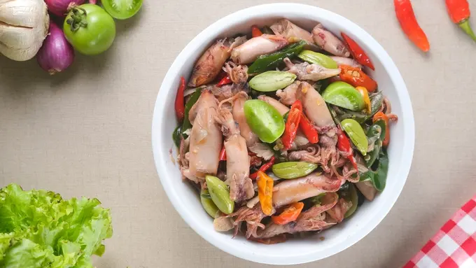 ikan asin cumi pedas